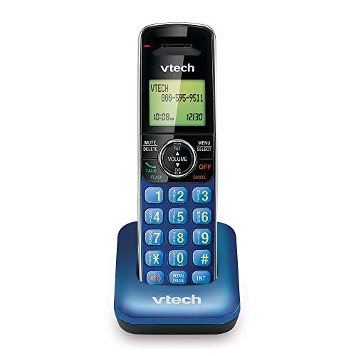 VTech CS6409-15 Accessory Cordless Handset, Blue | Requires a VTech CS6419 or CS6429 Series Cordless Phone System to Operate, Accessory Handset for VTech CS6419 & CS6429 Series
