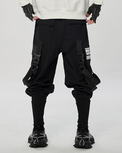 Niepce Inc Japanese Streetwear Techwear Kanji Cargo Pants for Men4