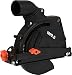 Produktbild YATO Profi Universal Absaughaube für Winkelschleifer zum Trennen und Schneiden von Holz, incl. Sägeblatt 125 mm, M14 Aufnahme, stufenlose Tiefenverstellung, incl. 28-36 mm Adapter für Staubsauger