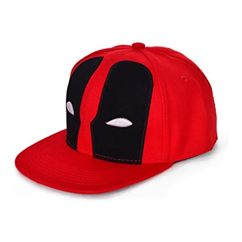 REINDEAR Deadpool Baseball Cap Hip-hop Snapback Hat (Red) Cover