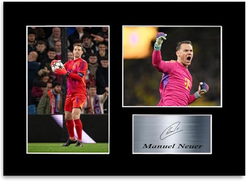 LJW Fotoposter Manuel Neuer Fußballspieler 2024 für Fußballfans - Poster, Wohnzimmer