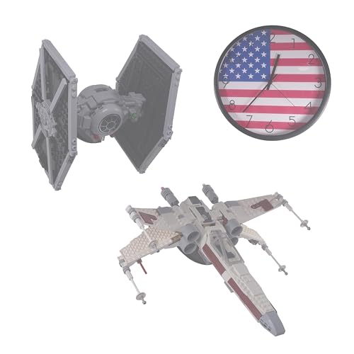 Wall Mount for LEGO 75393 X-wing Starfighter, 75402 75333 75388 Jedi Starfighter, 75347 75348 TIE fighter, 76281 X-Man Kit, for Plane Building Block Set etc. Adjustable angle bracket, wall mount only. - Thumbnail 5