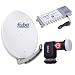 Produktbild Sat Anlage 16 Teilnehmer | Komplettset - Fuba DAA 780 G Satellitenschüssel 80cm Alu hellgrau + DUR-line Quattro LNB + DUR-line MS 5/16 G-HQ Sat Multischalter 16 Teilnehmer (DVB-S2, HDTV, UHD 4K/8K)