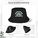 Autism Support His Fight is My Fight Bucket Hat Fashion Sun Cap Fisherman Hat for Women and Men Vintage Hats Black