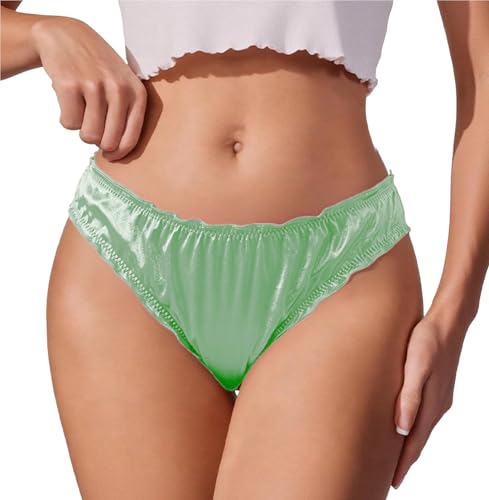 XL❤︎サテン フリル ストリング ショーツ❤︎ 4枚セット XLサイズ　新品 楽天市場】【5枚セット】リボン付きサテンストレッチフリルショーツ