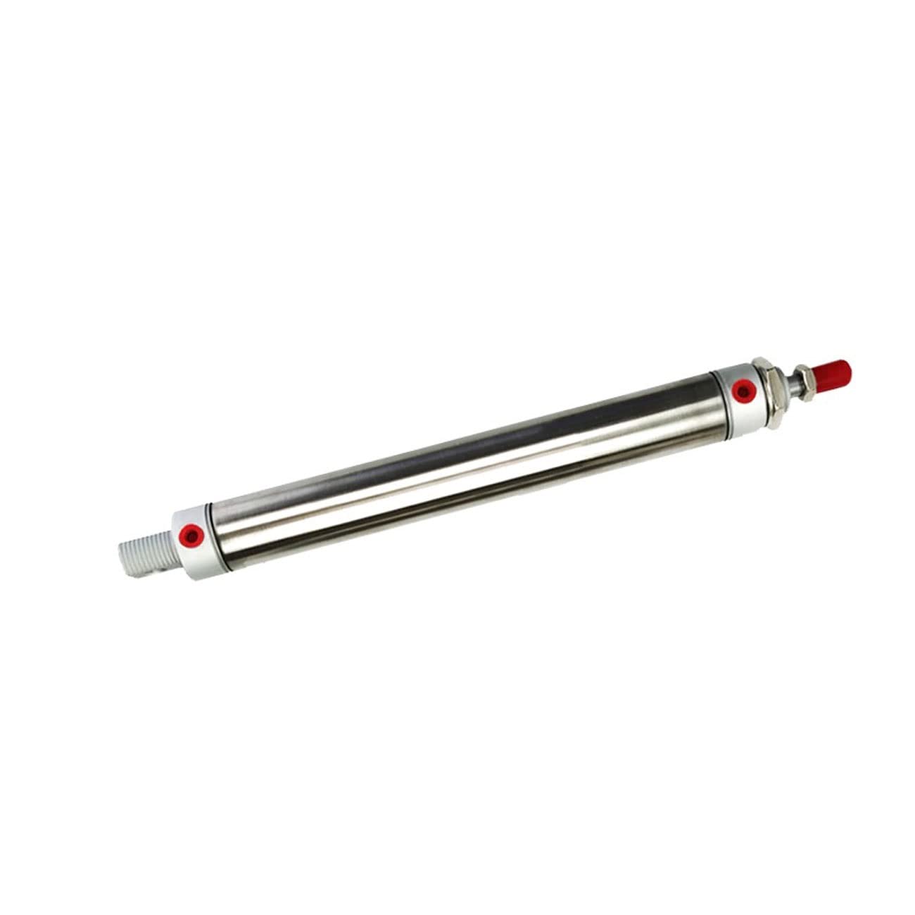 Vérin pneumatique double effet MA20 en acier inoxydable pour guidage mécanique précis