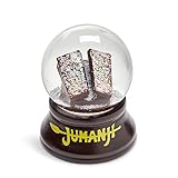 Toynk Jumanji Classic Board Game Collectible Snow Globe Gift | Features The Classic Adventure Board Game Snow Globe On A Wooden Base | Measures 5 x 4 Inches