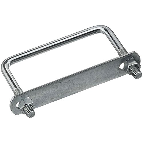 Image of National Hardware N222-380 2192BC Square U Bolt in Zinc plated,#673-3 /8 inchx4 inchx3 inch