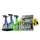 Meguiar's Hybrid Ceramic Starter Kit – Kit de detalles de coche de primera calidad incluye lavado y cera, cera de coche,...
