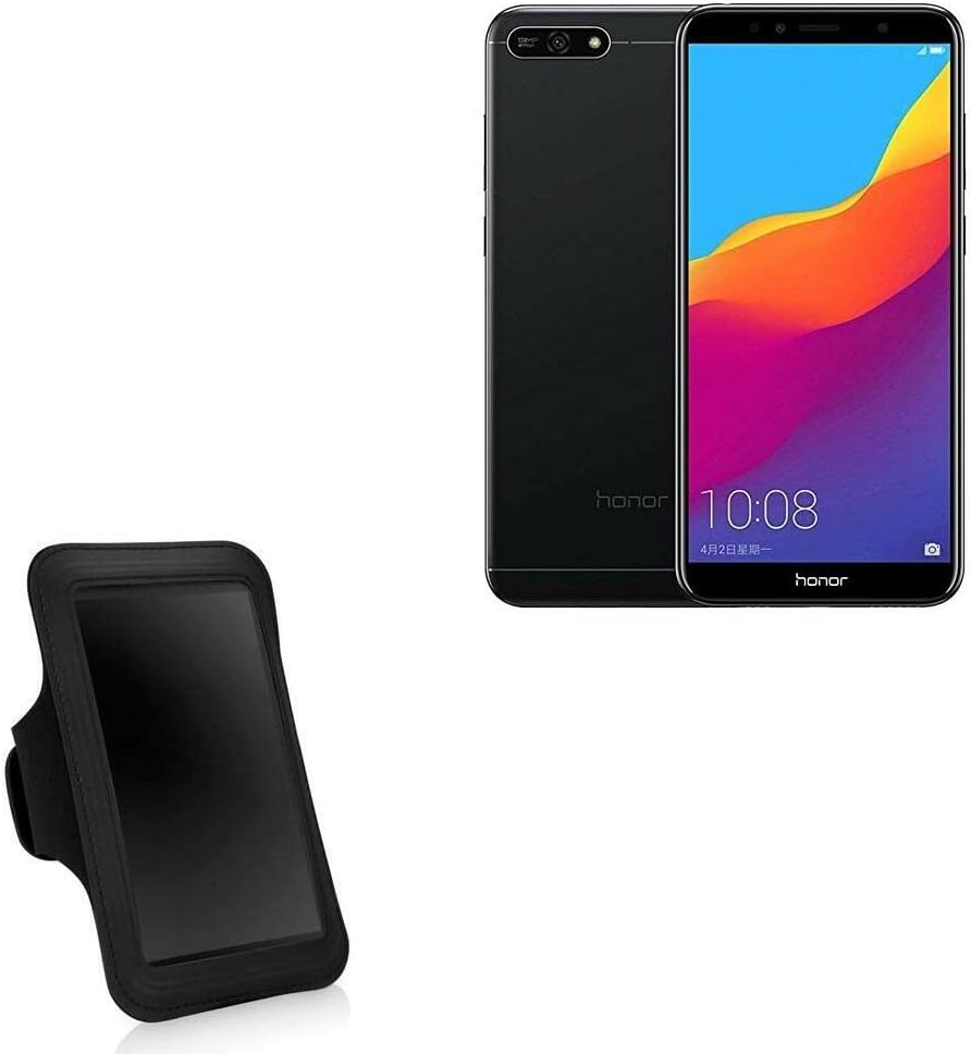 Miniatura 1 de BoxWave - Funda compatible con Huawei Honor 7A Pro, brazalete deportivo, brazalete ajustable para entrenamiento y correr, para Huawei Honor 7A Pro,