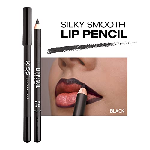 Image of Kiss New York Professional Slim Long-Wear Lip Liner Pencil, Matte Finish