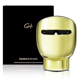 GYH 8-Color LED Light Therapy Face & Neck Mask with Handheld Light Wand – Infrared & Red Light Therapy for Face, FSA/HSA Eligible, Wireless, Lightweight – Anti-Aging & Wrinkle Reduction, Premium S