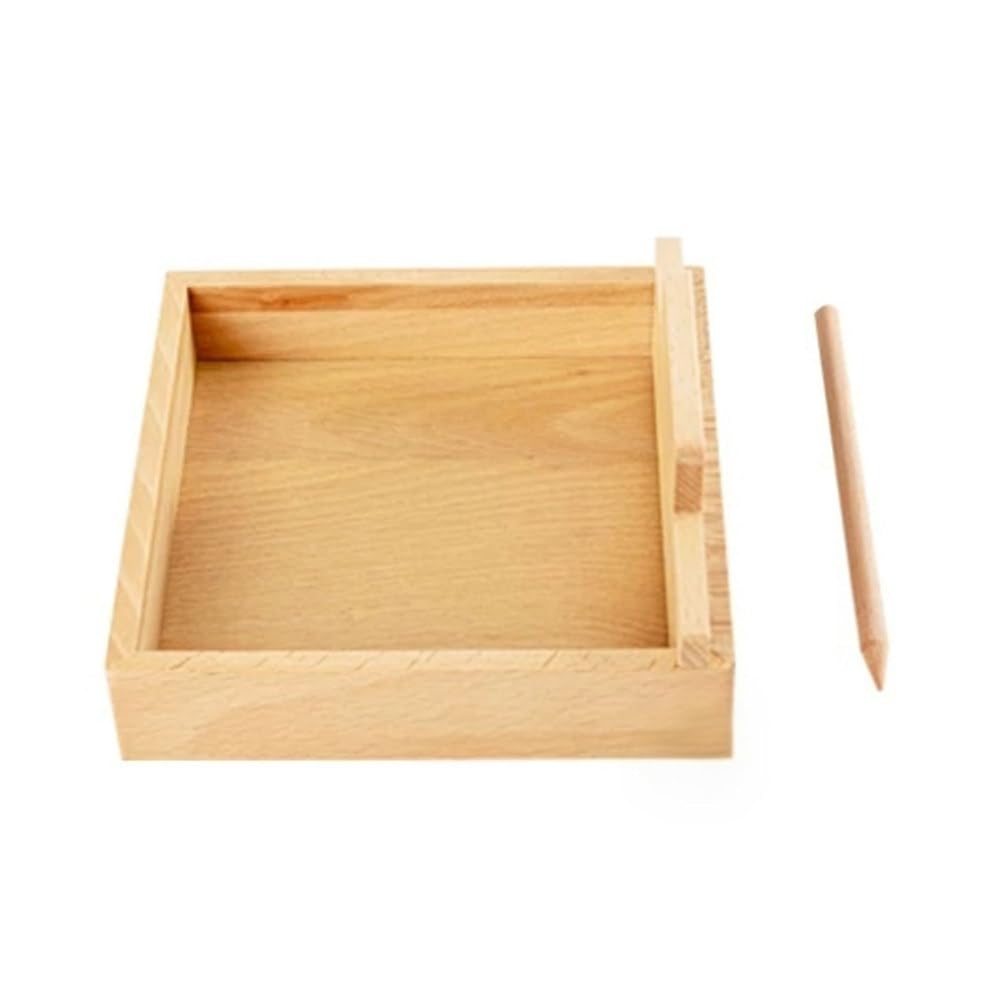 ttnmrc Montessori Toddler Sand Drawing Box for Pre-Writing Practice