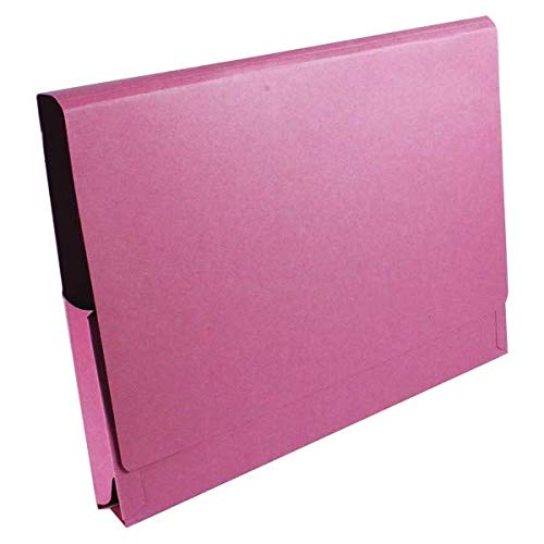 Exacompta Guildhall Brief Size Pocket Wallet 14x10in Pink (Pack of 50) PW3-PNK