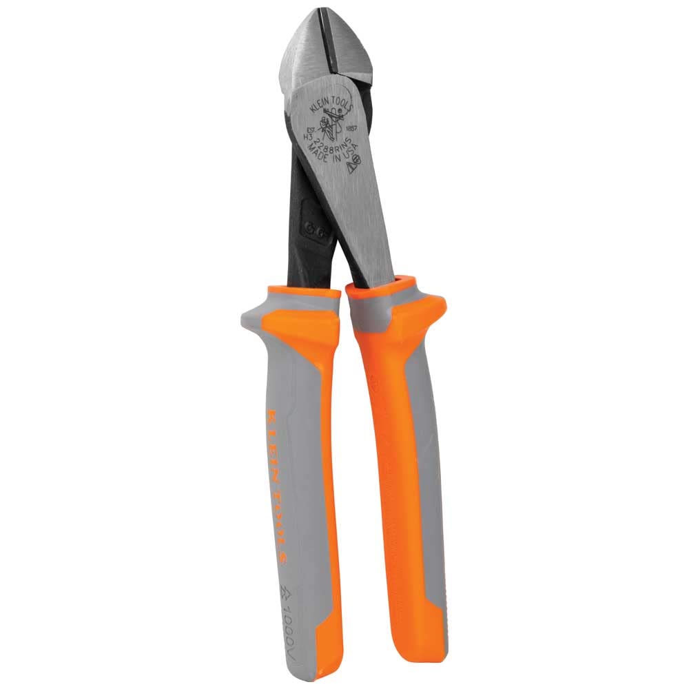 Klein Tools 2288RINS Klein Tools 2288RINS 1000V Izolowane szczypce ukośne, konstrukcja z wysoką dźwignią, noże hartowane indukcyjnie, 20 cali