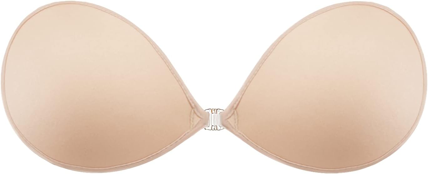 MITALOO Adhesive Bra Invisible Sticky Strapless Push up Backless Reusable Silicone Covering Nipple Bras