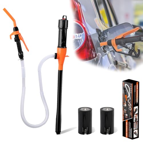 Bomba De Batería Eléctrica, Bomba De Sifón Multifunción Portátil, Bomba De Transferencia De Líquido con Manguera De Extensión De 3 Pies, Bomba De Combustible Fácil De Usar, Bomba De Gas Sin Derrames