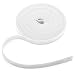 Produktbild deleyCON 5m Klett Kabelbinder Klettband Klettbandrolle 10mm Breit Kabelmanagement Kabelorganizer Klettkabelbinder Klettverschluss zuschneidbar Weiß