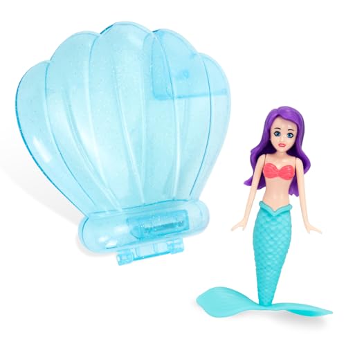 VReder Pool Diving Toy, Mermaids Diving Swimming Pool Accessories Kids Toys, Underwater Pool Training Little Mermaid Summer Party Supplies Water Toys for Aged 5+ (Blue Box Lake Blue 1Pcs)