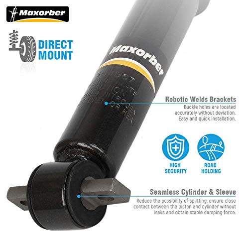 Maxorber Full Set Front Rear Shocks Struts Absorber Compatible With Expedition Rwd 1997-2002 Replacement For Lincoln Navigator Rwd 1998 1999 2000 2001 2002 Shocks Absorber 344367 344267 #TOP3