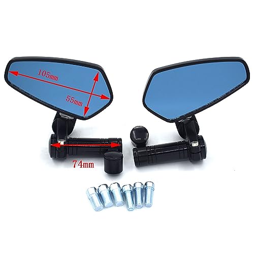 Espejo de moto universal contra reflejos para Yamaha MT-09 4