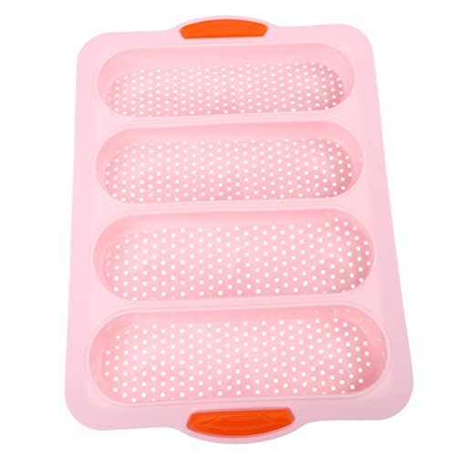 DECHOUS 4-slot Baguette Baking Mold Non-stick French Bread Baking Pan Perfect for Home Use