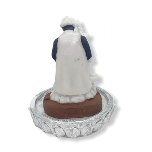 Incensário Oxalá Branco 3 Varetas 12cm em Resina