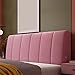 Generic Kopfteil Ruhekissen,Gepolstertes Keilkissen Lendenpolster Große Rückenlehne Abnehmbarer Bezug, Lesekissen Für Schlafzimmer, Bank, Wohnheim,B,with headboard 61"/155cm