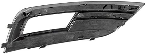 for Audi A4 B8 Honeycomb Front Bumper Fog Light Grille Covers Black