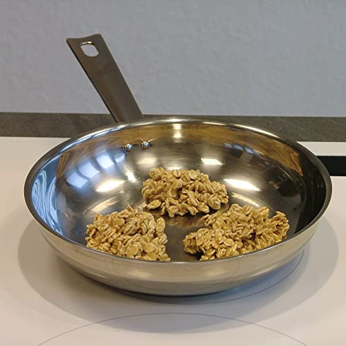 Poêle INOX 18/10 Baumstal 20 cm pour une cuisson saine sans attacher