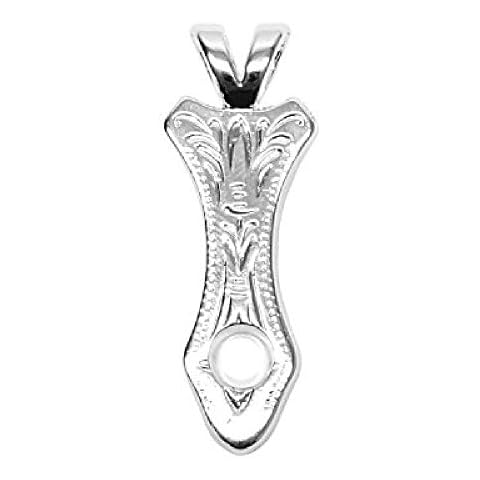 Set of 4 Western Saddle Bright Silver Antiqued Slotted Concho 1-7/8″ Leather Craft Cover