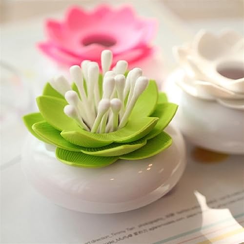 Distributeur de cure-dents rose porte-coton-tige étanche - 4