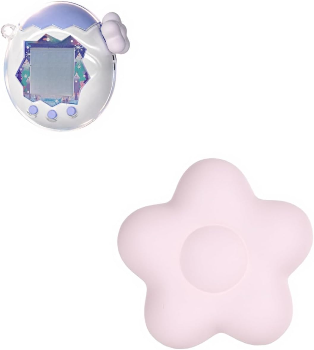 Silicone Joystick Cap Compatible with Tamagotchi Paradise, Soft Macaron Button Cover for Electronic Pet Device，Purple