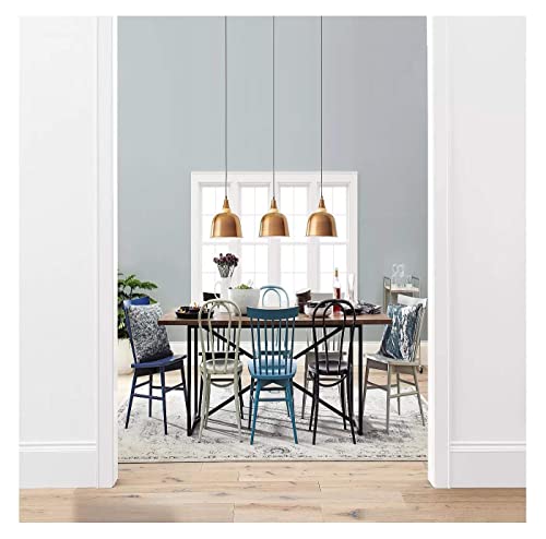 Image of APRODZ Mango Wood Dining Chairs Only | Wooden Set of 2 Dinning Chair for Kitchen & Dining Room Chair for Cafeteria Living Room Home, Bedroom, Cafe and Hotels (Dark Blue)