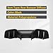 KUAFU Rear Bumper Diffuser Compatible with 2015-2017 Ford Mustang RTV2 Style PP Lower Valance Chin Splitter Spoiler Protector Black
