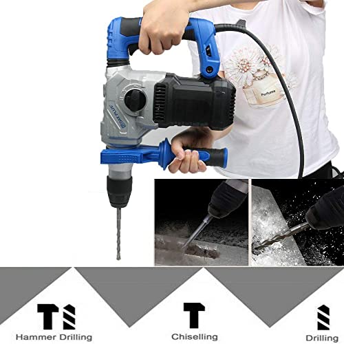 Bohrhammer, Bohrhammer, Bohrmaschine, rotierend, bürstenlos, Fliesenabbruch, robuster Beton, neuer elektrischer… – Bild 5