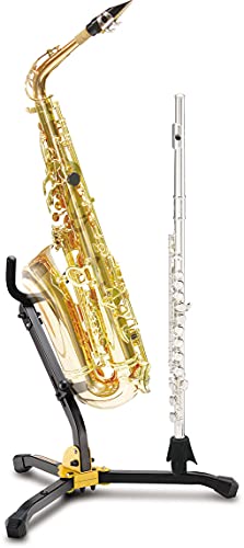 Hercules DS532BB Stand for 1x Alto/Tenor Saxophone and 1x Clarinet/Flute with Bag