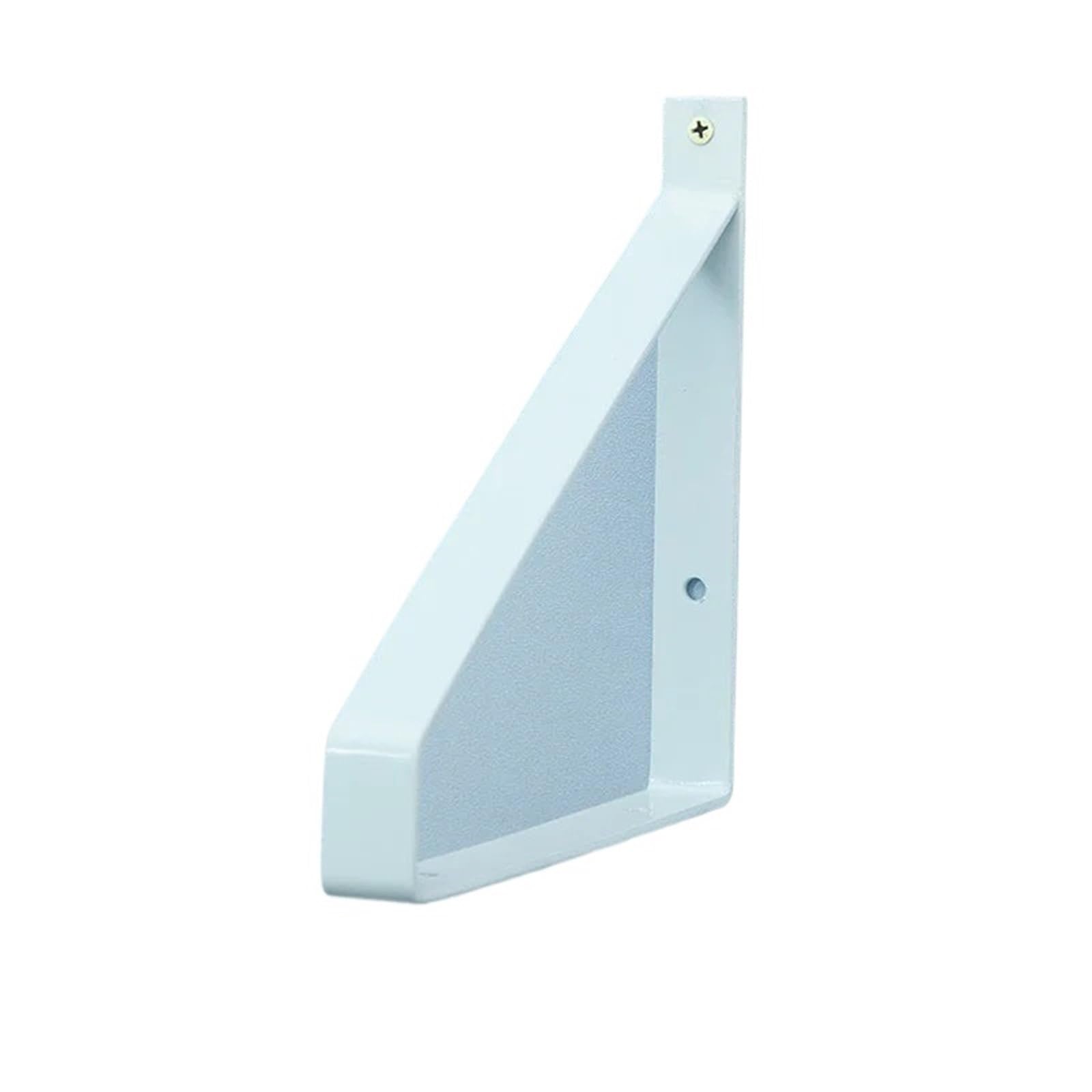 Wajjwi White 4Pcs Floating Wall Mounted Hanging Table Shelf Support Bracket Partition Brackets Tripod Bookshelf Fixed Stand For Living Room(,20Cm)