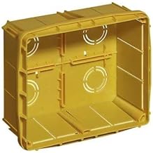 Bticino 16205 - Caja de derivación empotrada, Color Amarillo