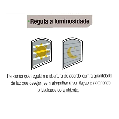 Persiana Rolo Duplo c/Bandô Bege 160 (L) x 220 (A) Cortina Zebra Rainbow Double Vision 1,60 X 2,20