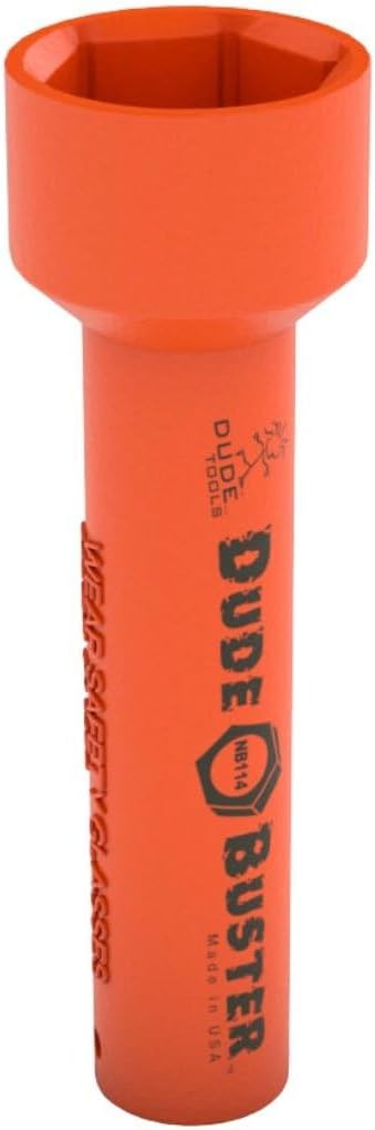 NB114 Nut Buster Socket 1-7/8" High Impact Deep Socket with 1/2" Drive and 7" Bolt travel Length (for 1-1/4" bolt or stud)