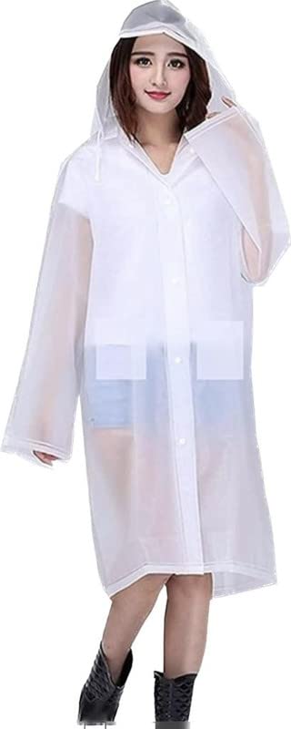 magic Women's/Girl Rain Coat/Rain Wear Absolute Comfortable and Made with 100% Water Proof Material (Size: Universal,Color-White)-picture-35