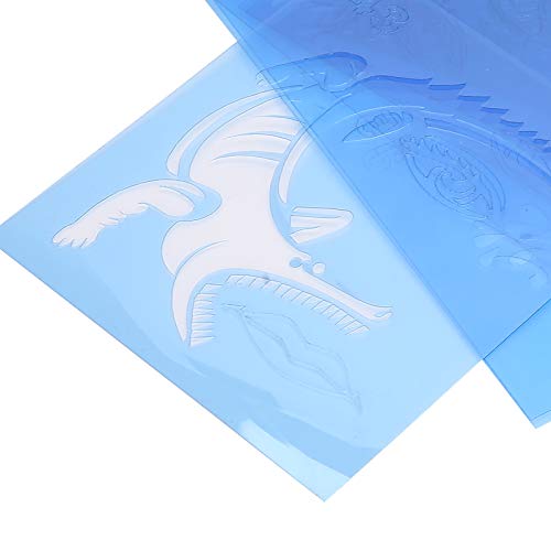 Stencil Animali Riutilizzabili - 12 Pezzi Per Pittura, Lavabili, Per Tessuti E Fai Da Te - Foto 6