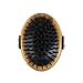 BAMBOO GROOM Curry Brush I Striegel mit weichen Gumminobben I Hundebürste für jedes Fell I Bürsten zur Fellpflege aus Bambus I Fellbürste zur Fellreinigung I Bürste für Katze & Hund