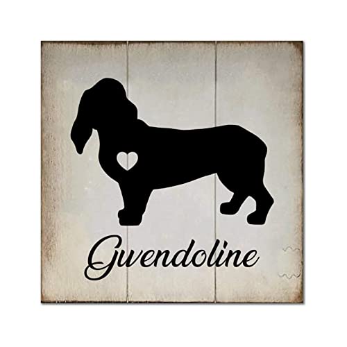 Plaque murale dalmatien en bois déco personnalisée pour salon et cuisine