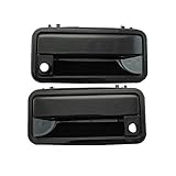 Dauerhafte Konstruktion. Yuanyuan Paar Äußere Außenseite Außentürgriff Fit Für Chevy GMC Pickup Truck Suburban C1500 2500 3500 Fahrer & Beifahrerseite (Color : Black)