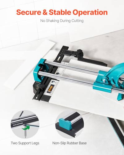 Image of VEVOR Manual Tile Cutter, 48 in Professional Porcelain Ceramic Tile Cutter