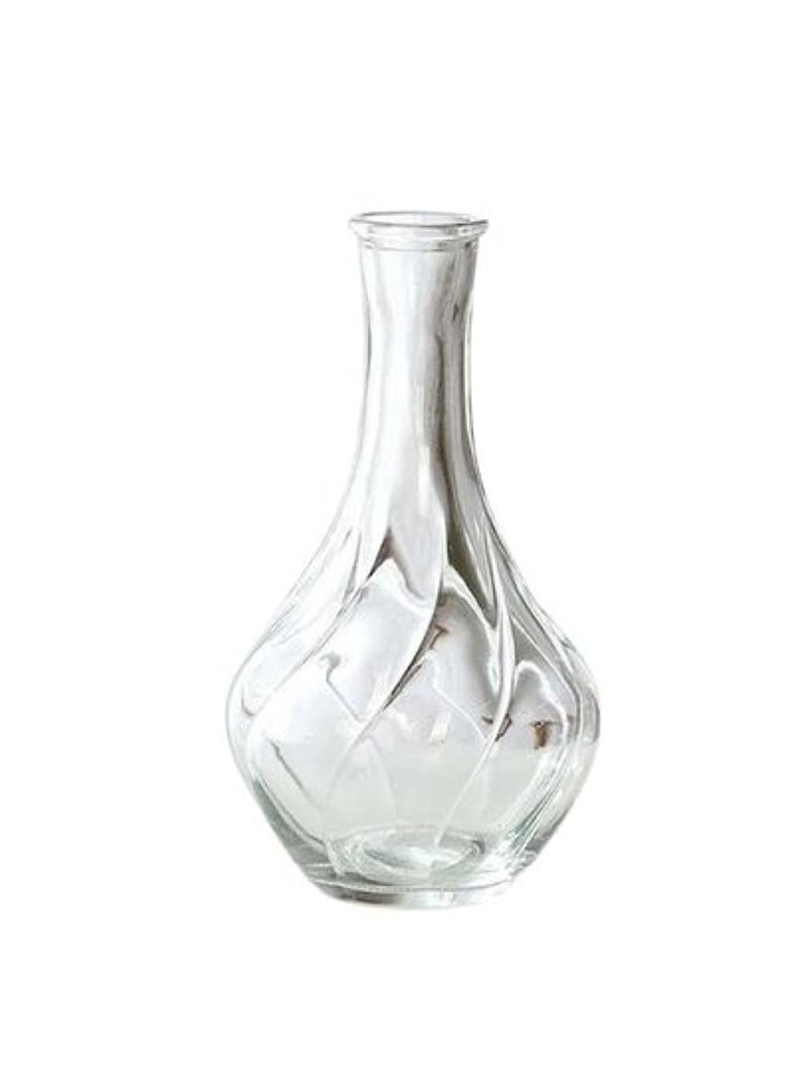 Kutis CHiWANJi Glass Flower Vase - Nordic Creative Transparent Simple flower vases - Round Bottle 3.5 x 17 CM Tall Wide Tube Vase for Home and Office Decoration Ornament