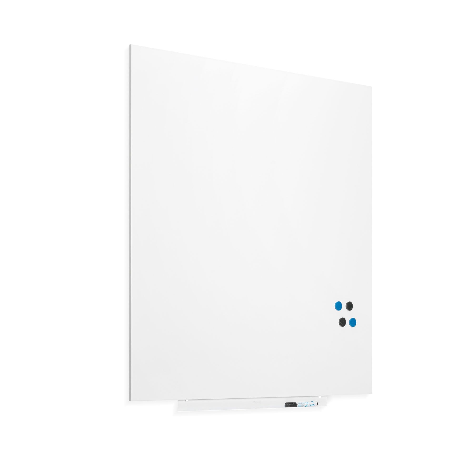 Rocada SkinDuo - Pizarra blanca modular, multifuncional, magnética, estante para marcadores, 200 x 100 cm