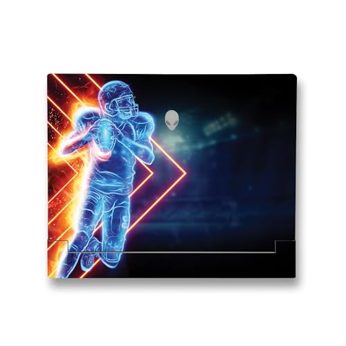 Image of MightySkins Skin Compatible with Alienware X14 R2 (2023) Full Wrap Kit - Glow Football | Protective, Durable, and Unique Vinyl Decal wrap Cover | Easy to Apply & Change Styles | Made in The USA